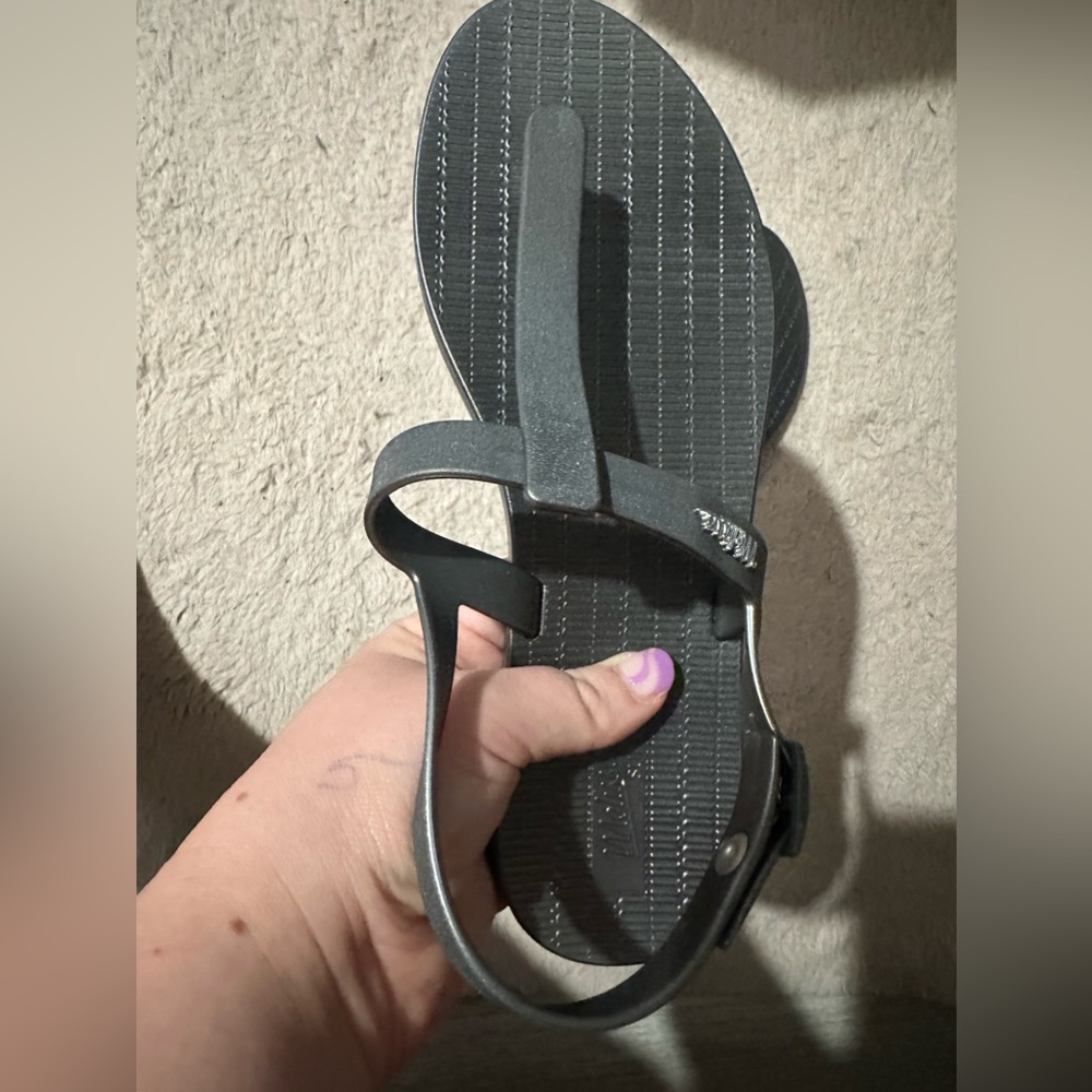 Gray Melissa sandals